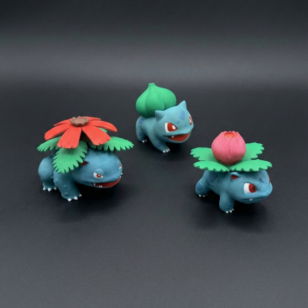 Bulbasaur İvysaur Venusaur 3'lü Set