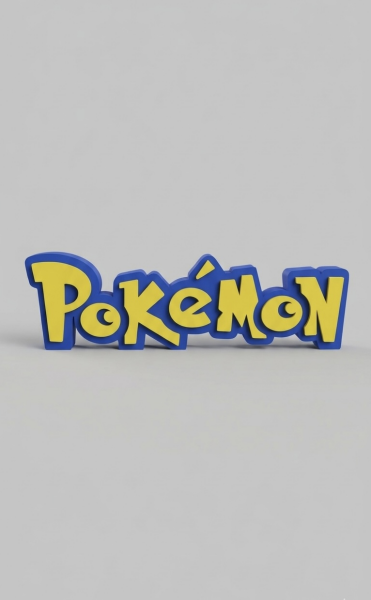 Pokemon 3D Yazısı